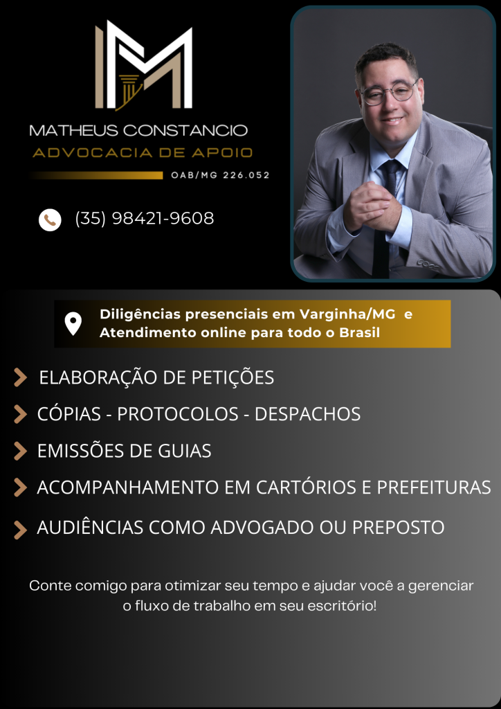 Correspondente Jurídico na cidade de Varginha/MG