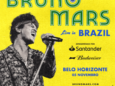 Vendo 2 ingressos do Show do Bruno Mars dia 05/11 no Mineirão